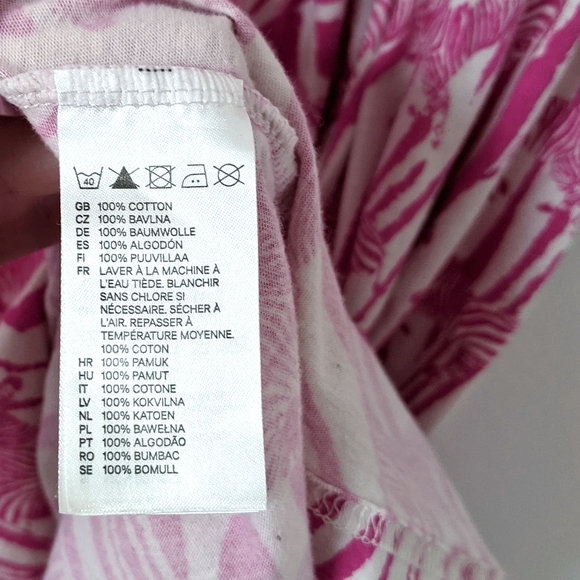 H&M sleeveless pink & white zebra print dress, medium - Picture 9 of 10
